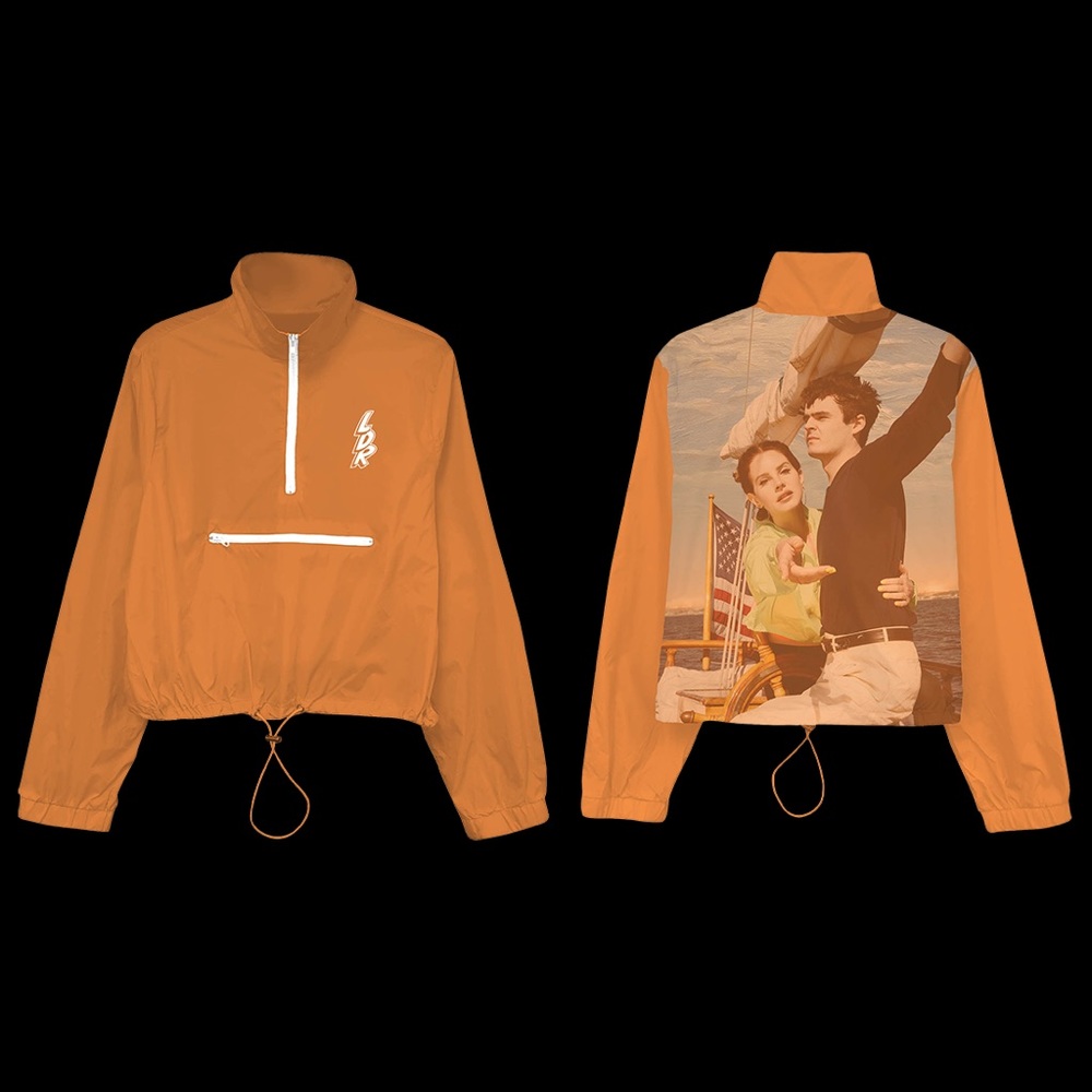 Lana Del Rey official cropped windbreaker